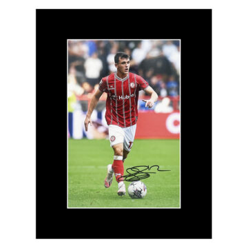 Signed Jason Knight Photo Display - 16x12 Bristol City Icon