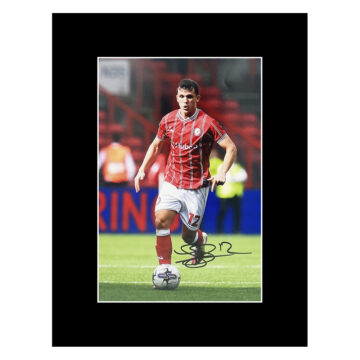 Signed Jason Knight Photo Display - 16x12 Bristol City Icon Autograph