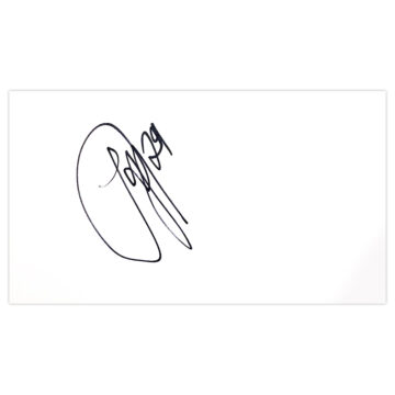 Signed Jazz Richards White Card - Swansea City Autograph