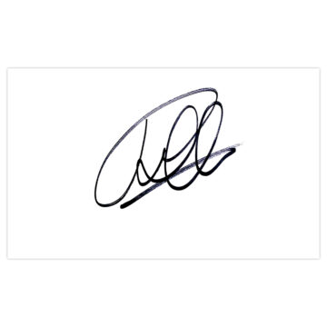 Signed John Higgins White Card - Snooker Icon Autograph