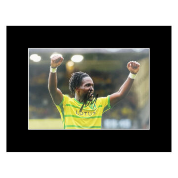 Signed Jonathan Rowe Photo Display 16x12 - Norwich City Autograph