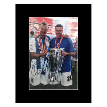 Signed Jordan Rhodes Photo Display - 16x12 League 1 Play-Off Winner 2012