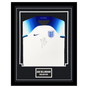 Signed Jude Bellingham Shirt Framed - World Cup 2022