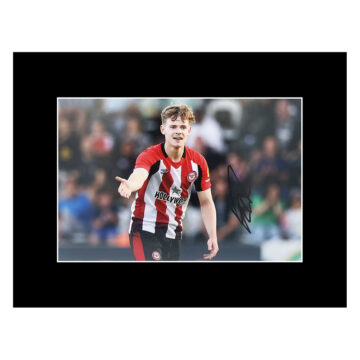 Signed Keane Lewis-Potter Photo Display 16x12 - Brentford Autograph