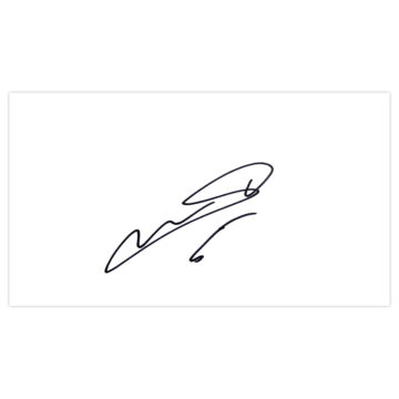 Signed Kelvin Leerdam White Card - Inter Miami Autograph