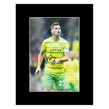 Signed Kenny McLean Photo Display 16x12 - Norwich City Autograph