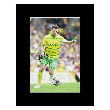 Signed Kenny McLean Photo Display 16x12 - Norwich City Icon Autograph