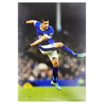 Signed Kevin Mirallas Poster Photo - 18x12 Everton Icon