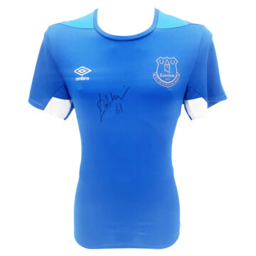 Signed Lewis Dobbin Shirt - Everton FC Icon Autograph