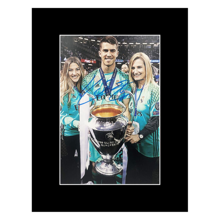 Signed Luca Zidane Photo Display - 16x12 Champions League Winner