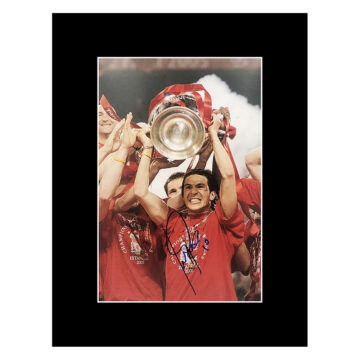 Signed Luis Garcia Photo Display - 16x12 Champions League Winner 2005