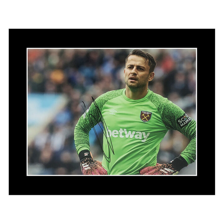 Signed Lukasz Fabianski Photo Display - 12x10 West Ham United Icon