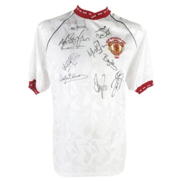 Signed Manchester United Jersey - European Cup Winners 1991