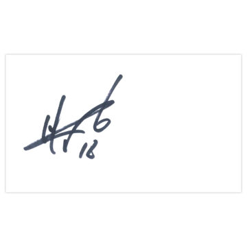 Signed Marco Parolo White Card - Lazio Autograph