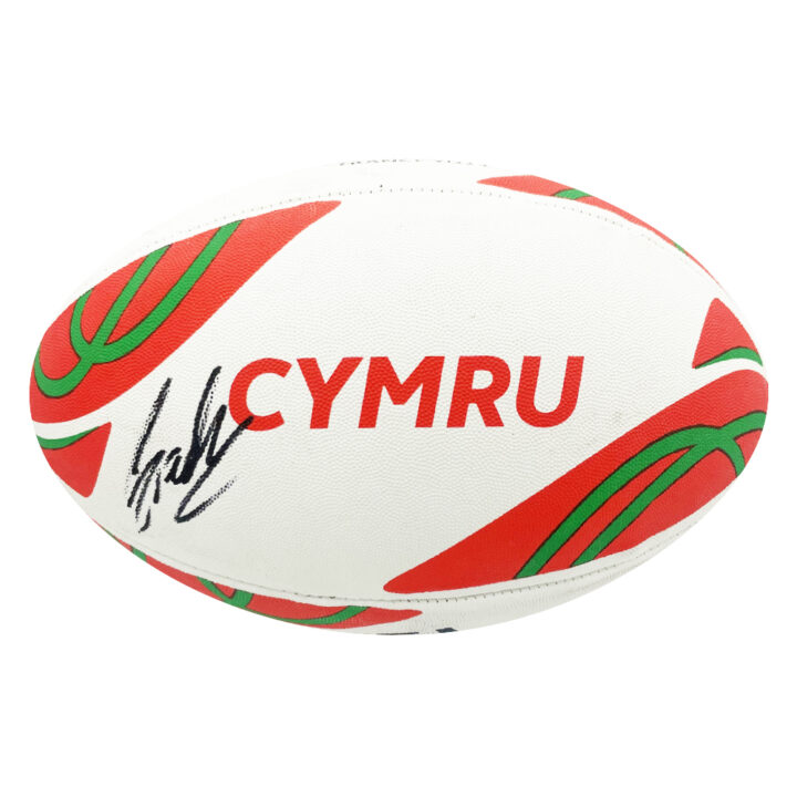 Signed Mason Grady Rugby Ball - Wales Autograph