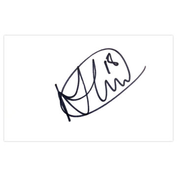 Signed Matt Harrold White Card - Bristol Rovers Autograph