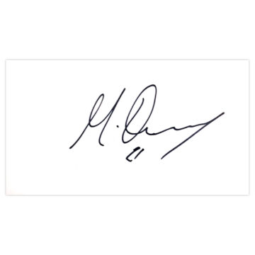 Signed Michael Doughty White Card - Swindon Town Autograph