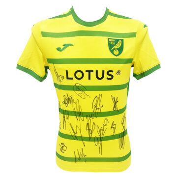 Signed Norwich City Home Shirt - EFL Championship 2024