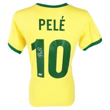 Signed Pele Shirt – Brazil World Cup Winner Jersey