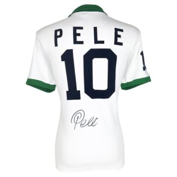 Signed Pele Shirt – New York Cosmos Rare Autographed Jersey