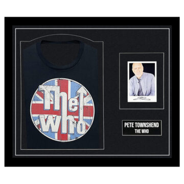 Signed Pete Townshend Framed Display Shirt - The Who Icon