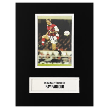 Signed Ray Parlour Photo Display - 12x8 Arsenal FC Icon