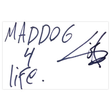 Signed Reza Madadi White Card - UFC Icon