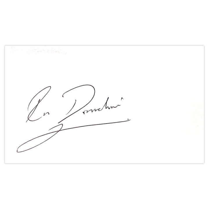 Signed Ron Donachie White Card - Film Autograph