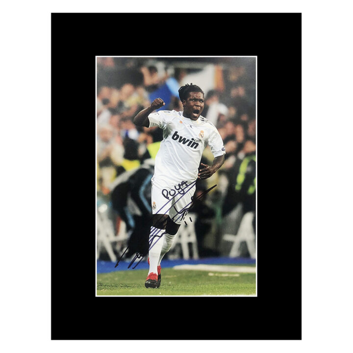 Signed Royston Drenthe Photo Display - 16x12 Real Madrid Icon