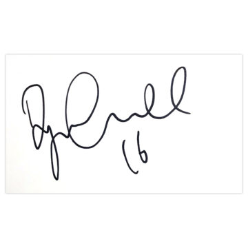 Signed Ryan Cresswell White Card - Northampton Town Autograph