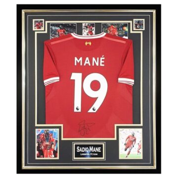 Signed Sadio Mane Shirt – Framed Liverpool FC Icon