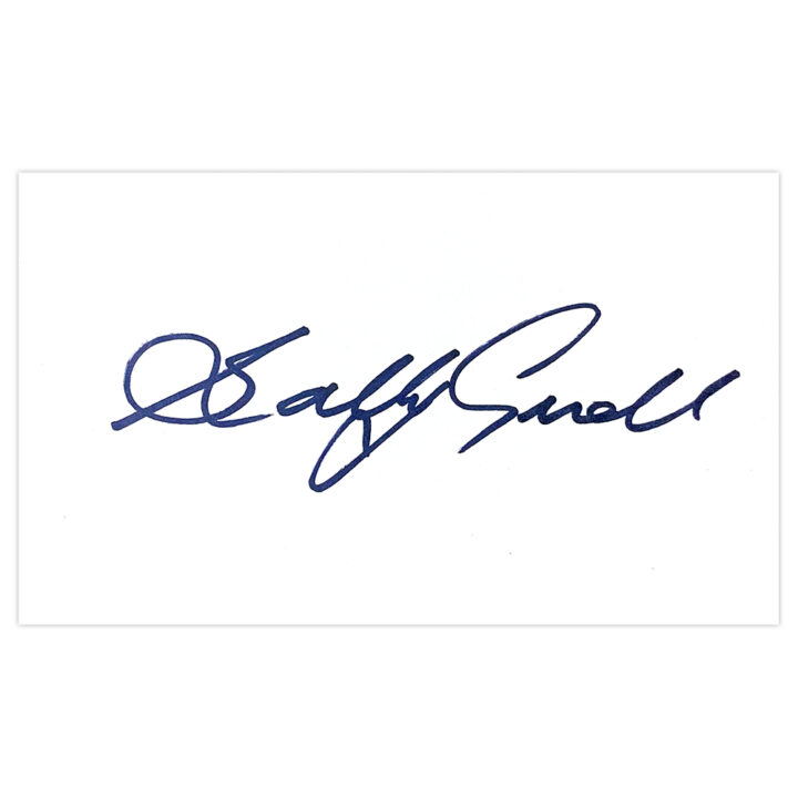 Signed Sally Gunnell White Card - Team GB Icon