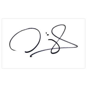 Signed Sam Billings White Card - England Cricket Icon