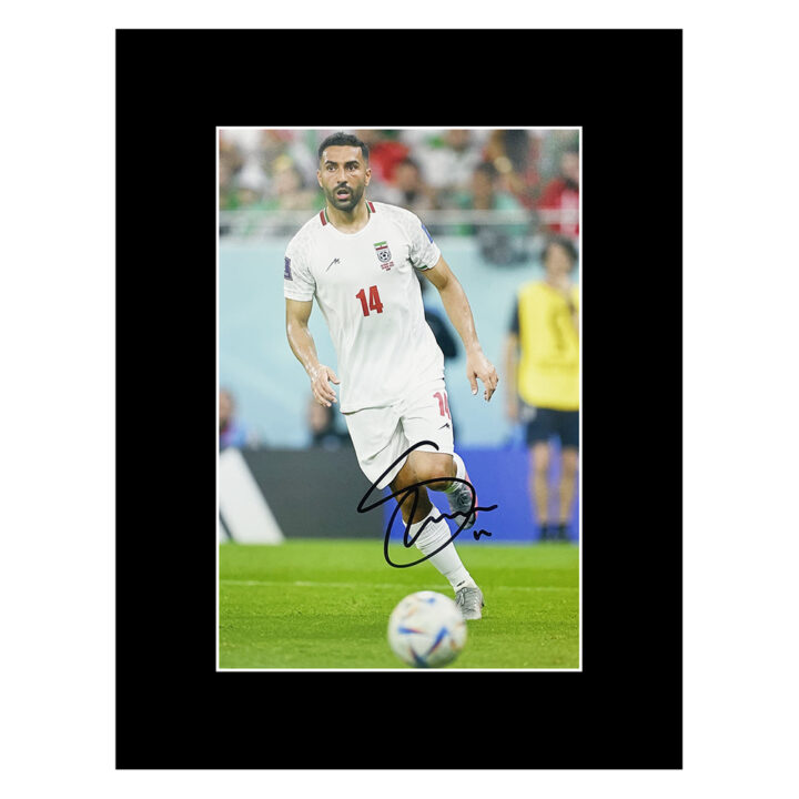 Signed Saman Ghoddos Photo Display - 16x12 Iran Icon