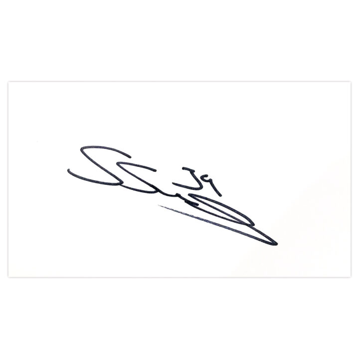 Signed Shane Ferguson White Card - Millwall Autograph