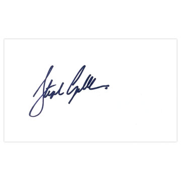 Signed Stephen Gallacher White Card - Ryder Cup Winner 2014