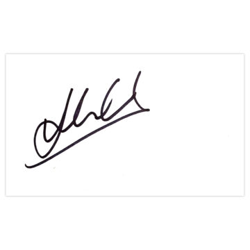 Signed Steven Reid White Card - Blackburn Rovers Autograph