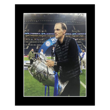 Signed Thomas Tuchel Photo Display - 12x10 Champions League Winner 2021