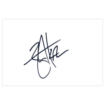 Signed Tyler Blackett White Card - Reading Autograph