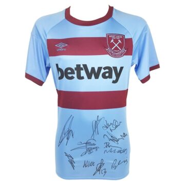 Signed West Ham United Jersey - Squad Away Shirt