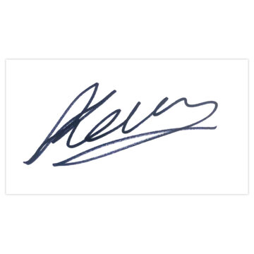 Signed Will Keane White Card - Preston North End Autograph