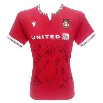 Signed Wrexham A.F.C. Home Shirt - EFL League Two 2024