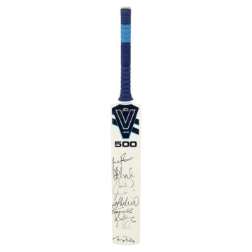 Signed England Cricket Bat - ODI Squad Autograph