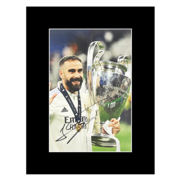 Autograph Dani Carvajal Photo Display - 16x12 Champions League Winner 2022