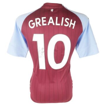 Autograph Jack Grealish Jersey - Aston Villa Captain 2021