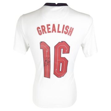 Autograph Jack Grealish Shirt - England Football