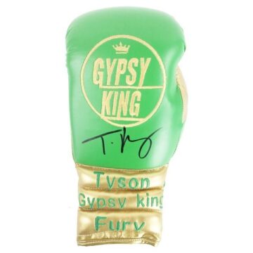 Autograph Tyson Fury Glove - Boxing World Champion