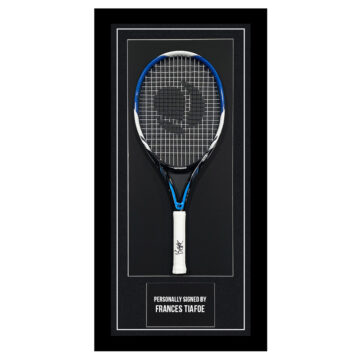 Framed Frances Tiafoe Signed Racket - Tennis Icon Autograph