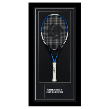 Framed Karolina Pliskova Signed Racket - Tennis Icon Autograph