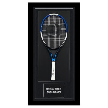 Framed Maria Sakkari Signed Racket - Tennis Icon Autograph